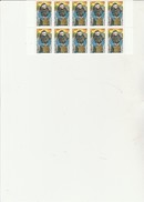 ST PIERRE ET MIQUELON   - FRAGMENT  FEUILLE DE 10 TIMBRES N° 620 - ANNEE 1995 - - COTE : 11 € - Unused Stamps