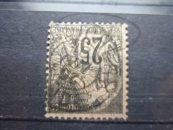 VEND TIMBRE DES EMISSIONS GENERALES N° 54 , OBLITERATION " PONDICHERY " !!! (a) - Used Stamps