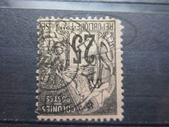 VEND TIMBRE DES EMISSIONS GENERALES N° 54 , OBLITERATION " PONDICHERY " !!! (b) - Used Stamps