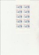 ST PIERRE ET MIQUELON   - FRAGMENT  FEUILLE DE 10 TIMBRES N° 621 - ANNEE 1995 - - COTE : 20 € - Ongebruikt