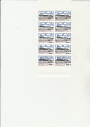 ST PIERRE ET MIQUELON   - FRAGMENT  FEUILLE DE 10 TIMBRES N° 607 - ANNEE 1994 - - COTE : 17 € - Neufs