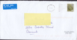 Great Britain Royal Mail Par Avion Label SHEFFIELD 200? Cover Brief Regional Issue 68p. Security Perf. Stamp - Angleterre