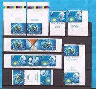 2005  3263-64 ALBERT EINSTEIN MILEVA PHYSIK NOBELPREIS  RRR IMPERFORATE SRBIJA SERBIEN MONTENEGRO JUGOSLAVIJA MNH - Albert Einstein