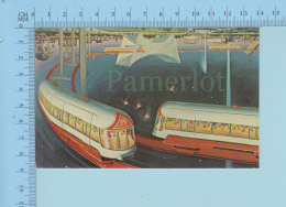 New York World's Fair 1964-1965 -  The Amf Monorail - 2 Scans - Otros & Sin Clasificación