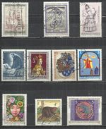 TEN AT A TIME - AUSTRIA  - LOT OF 10 DIFFERENT COMMEMORATIVE 1 - USED OBLITERE GESTEMPELT USADO - Collections