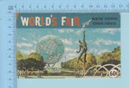 New York World's Fair 1964-1965 - Plaza Of The Astronaults - 2 Scans - Otros & Sin Clasificación