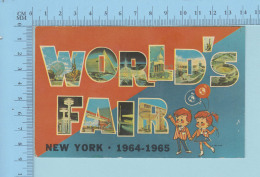 New York World's Fair 1964-1965 - Peace Throught Understanding - 2 Scans - Sonstige & Ohne Zuordnung