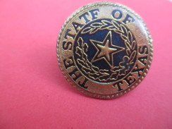 Pin's/USA/ The State Of TEXAS/Etoile / Fin XXéme Siécle                             Med170 - USA