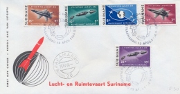 Surinam Suriname 1964 FDC Aeronautical And Astronautical Foundation - América Del Sur