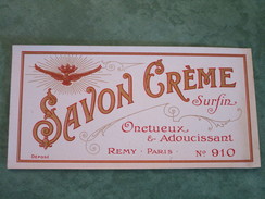 Savon Crème Surfin N°910 - REMY - PARIS - Etiquettes