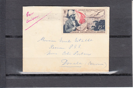 A.E.F. Lot De 9  Lettres  De 1952 A 1955   Pour  FONTENAY Aux ROSES France Et DOUALA Cameroun En  " POSTE AERIENNE 15F " - Briefe U. Dokumente