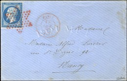 Etoile Rouge / N° 14 Càd Rouge 2 PARIS 2 (60). 1860. - SUP. - RR. - 1853-1860 Napoléon III