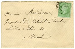 Càd T 17 VESOUL (69) 2 JANV. 73 / N° 35 Sur Enveloppe Carte De Visite. - TB / SUP. - 1870 Asedio De Paris