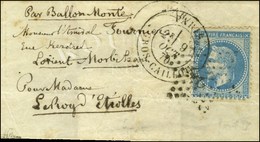 Etoile 27 / N° 29 (rare) Càd PARIS / GROS-CAILLOU 9 OCT. 70 Sur Lettre Sans Texte Pour Lorient Sans Càd D'arrivée. L'ARM - Krieg 1870