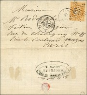 Lettre Non Affranchie Avec Texte Daté De Lille Le 16 Avril 1871, Adressée Sous Double Enveloppe à L'Agence Choudens ; Ce - War 1870