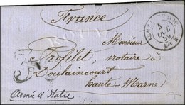 Càd ARMEE D'ITALIE / Bau B 4 OCT. 59 Taxe 30 DT Sur Lettre Avec Texte Daté De Milan Pour La France. - TB / SUP. - R. - Army Postmarks (before 1900)