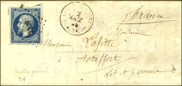 Losange AOQG / N° 14 Càd ARMEE D'ORIENT / QUARTr Gal Sur Lettre Avec Texte Daté 1855. - TB. - Army Postmarks (before 1900)