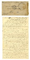 Càd CORPS EXP. TONKIN / LIGNE N° 8 Sur Lettre En Franchise Du Corps Expéditionnaire De L'Extrême Orient Et Long Texte Da - Army Postmarks (before 1900)