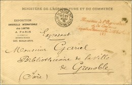 Càd PARIS / PL. DU THEATRE FRANCAIS Sur Lettre à En-tête Imprimé De L'Exposition Universelle. Au Recto, Griffe De Franch - Autres & Non Classés