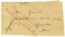 Griffe De Franchise Rouge MINISTERE DE L'AGRICULTURE / ET DU COMMERCE / EXPOSITION UNIVERSELLE DE 1878 A PARIS / (3) (S - Other & Unclassified