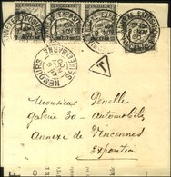 Càd NEMOURS / SEINE ET MARNE Sur Imprimé Partiel Adressé Sous Bande à L'annexe De Vincennes. A L'arrivée Càd ANNEX EXPOS - Autres & Non Classés