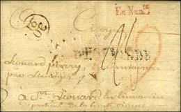 Lettre Avec Texte Daté De New York Le 1er Juillet 1795 Adressée à St Léonard En Limousin. Au Recto, EN NUMre Rouge. Rare - Correo Marítimo