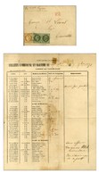 Càd MARTINIQUE / ST PIERRE / Col. Gen. N° 7 Paire + 11 (pd) Sur Imprimé Complet Daté Du 7 Novembre 1871 Adressé à Granvi - Autres & Non Classés