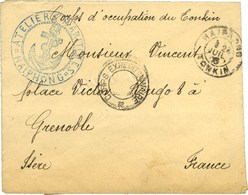 Càd HAIPHONG / TONKIN Sur Lettre En Franchise Du Corps D'Occupation Du Tonkin. Au Recto, Càd CORPS EXPEDITIONNAIRE / *. - Other & Unclassified