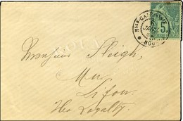 Càd Nlle - CALEDONIE / NOUMEA / Col. Gen. N° 49 (infime Def) Sur Enveloppe Carte De Visite Pour Lifou (Ile Loyalty). 188 - Sonstige & Ohne Zuordnung