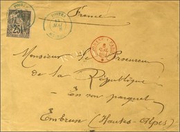 Càd Bleu POSTES / MOINDOU / Col. Gen. N° 54 Sur Lettre Pour La France. 1888. - TB / SUP. - R. - Otros & Sin Clasificación