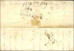 DEB 8 / TARASCON / L'ARRIEGE Sur Lettre Avec Texte Daté 1819. - TB. - Autres & Non Classés