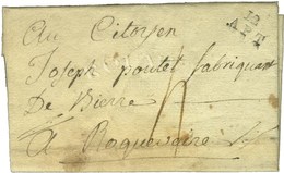 12 / APT Sur Lettre Avec Texte Daté 1793. - SUP. - R. - Sonstige & Ohne Zuordnung