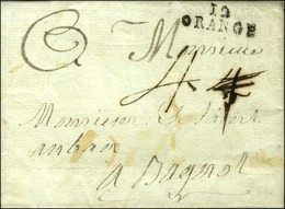 12 / ORANGE Sur Lettre Avec Texte Daté 1792. - TB. - Other & Unclassified