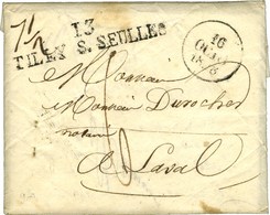 13 / TILLY S.SEULLES Sur Lettre Avec Texte Daté 1828. - TB / SUP. - Autres & Non Classés