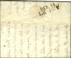 DEB. 41 / LE PUY Sur Lettre Avec Texte Daté 1814. - SUP. - Sonstige & Ohne Zuordnung