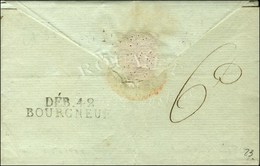 DEB. 42 / BOURGNEUF Sur Lettre Avec Texte Daté 1808. - TB / SUP. - RR. - Sonstige & Ohne Zuordnung