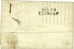 DEB. 49 / EPERNAY Sur Lettre Avec Texte Daté 1811. - TB / SUP. - Sonstige & Ohne Zuordnung