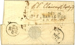 DEB. 55 / BAR-LE-DUC Sur Lettre Avec Texte Daté 1826. - TB / SUP. - Sonstige & Ohne Zuordnung