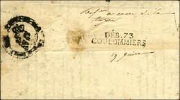 DEB. 73 / COULOMMIERS + Mention Manuscrite '' Refusée à Cause De La Taxe '' Sur Lettre Avec Texte Daté 1825 . - TB / SUP - Sonstige & Ohne Zuordnung