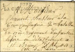 P. 79. P. / LA CHATAIGNERAYE (9/I) Sur Lettre Avec Texte Daté 1823 Adressée à Un Militaire à St Brieuc. - TB / SUP. - Sonstige & Ohne Zuordnung