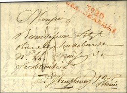 N° 20 / GRANDE ARMEE Rouge Sur Lettre Avec Texte Et En-tête Imprimé Daté Au Quartier Général à Berlin. 1807. - TB / SUP. - Army Postmarks (before 1900)