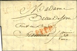 Bau Gal PORT PAYE / ARM. D'HANOVRE Rouge Sur Lettre Avec Texte Daté Au Quartier Général à Anspack. 1806. - B / TB. - R. - Army Postmarks (before 1900)