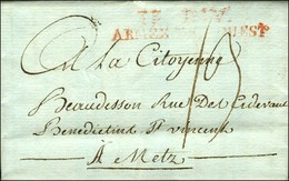 3e DIV. / ARMEE DE L'OUEST Rouge Sur Lettre Avec Texte Daté De Saumur An 3. - TB. - Army Postmarks (before 1900)