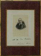 HUGO Victor (1802-1885), écrivain, Homme Politique, De L'Académie Française. - Autres & Non Classés