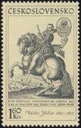 Czechoslovakia / Stamps (1969) 1762: Wenceslaus Hollar (1607-1677) "Don Goncalo Fernades De Cordova" (engraving) - Grabados