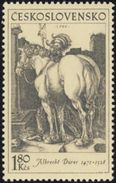 Czechoslovakia / Stamps (1969) 1763: Albrecht Durer (1471-1528) "The Great Horse" (engraving) - Grabados