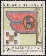 Czechoslovakia / Stamps (1969) 1767: Coronation Banner With St. Wenceslaus (1723), Prague Castle; Painter: L. Jirka - Francobolli