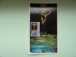 CARTE MAXIMUM CARD CHRIST OF ST JOHN OF THE CROSS PAR SALVADOR DALI GUYANE - Moderne