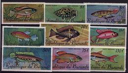 BD 25 - BURUNDI PA N° 62/70 Neufs** Poissons Divers - Nuevos