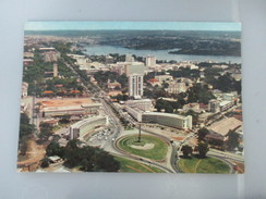 CPA PHOTO COTE D'IVOIRE ABIDJAN VUE AERIENNE - Costa D'Avorio